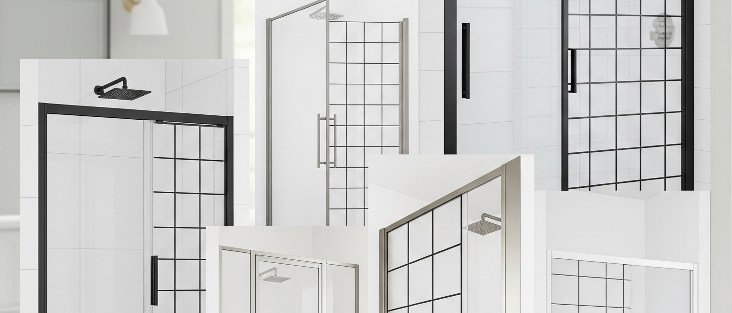 grid shower door