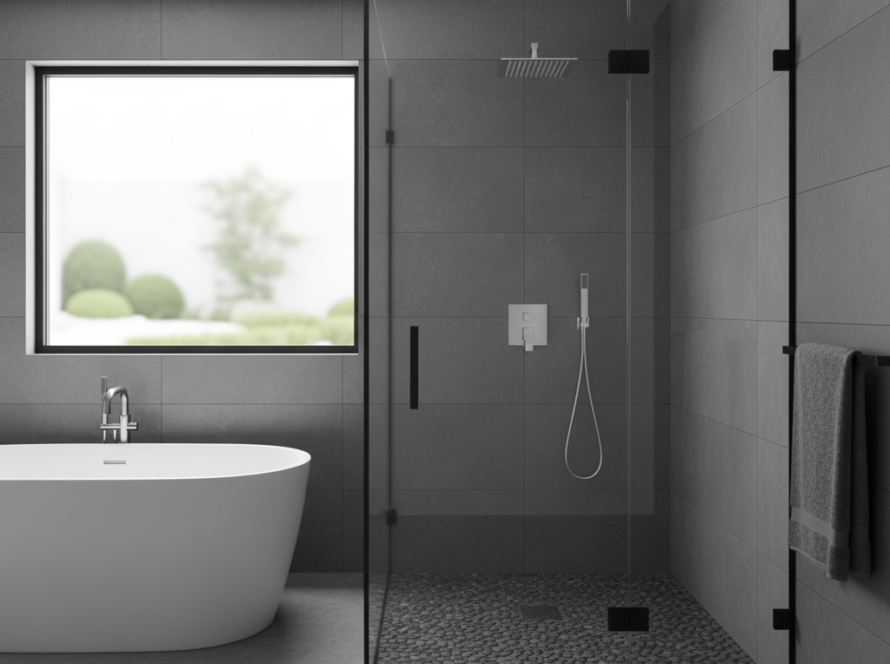 frameless shower doors