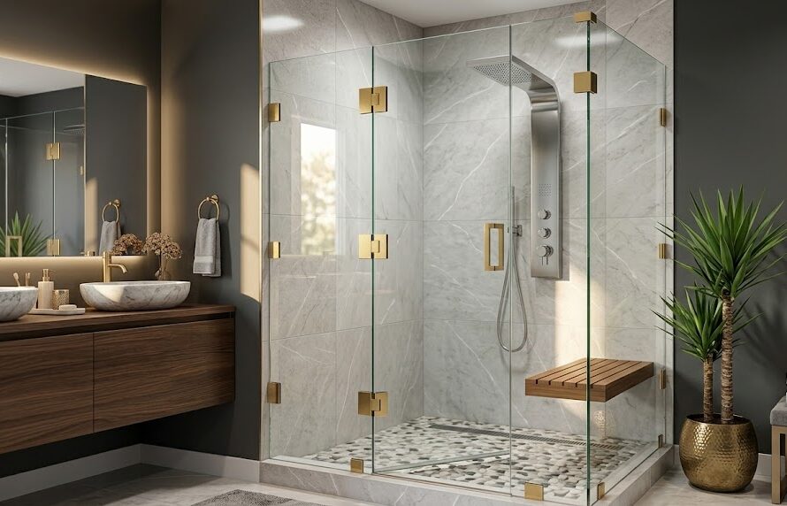 frameless shower doors