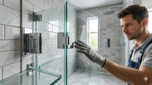 frameless shower door