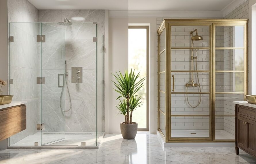 frameless shower doors