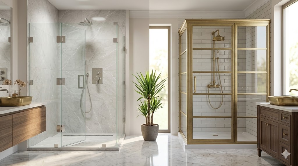 frameless shower doors