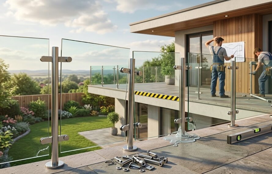 glass railings