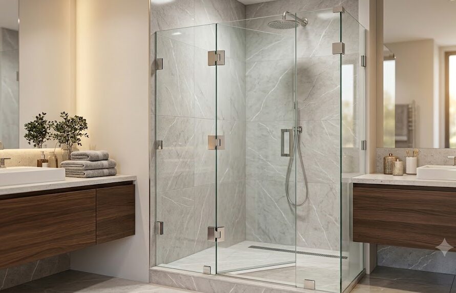 custom shower glass