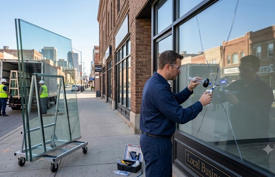 storefront glass